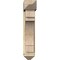 Ekena Millwork Merced Arts and Crafts Rough Sawn Bracket w/ Offset Brace, Douglas Fir, 8"W x 28"D x 40"H BKT0806X28X40MRC03RDF - alternate 3
